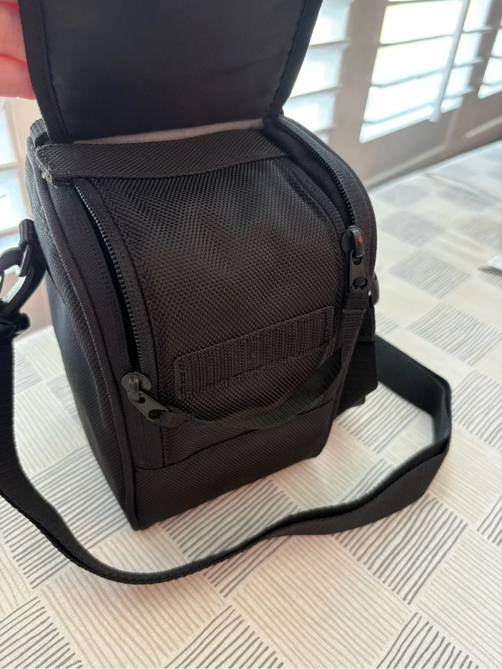 NWOT- Sony Black Compact Shoulder Camera Bag with Adjustable Strap